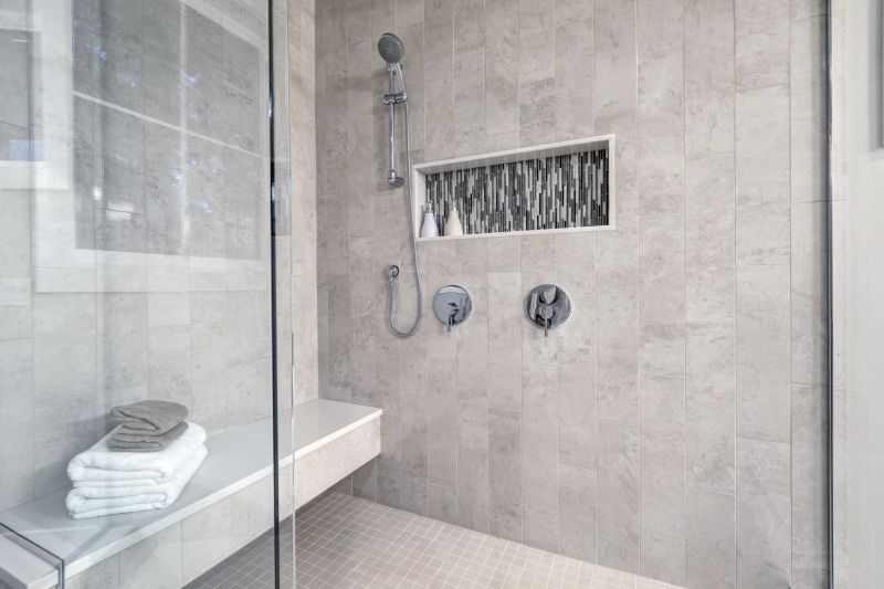 Walk-in Shower with Tiles